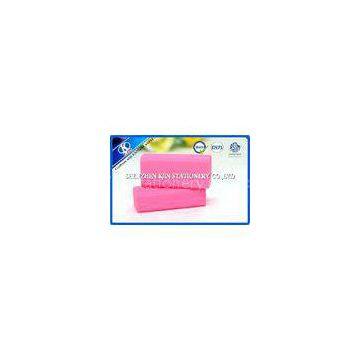 Pink Rectangle Kids Erasers Without Paster For Chilldren 1*1.5*4cm