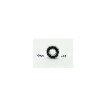 Single Row Auto Ball Bearings 6203 2RS With Double Sealed 17mm Bore Size