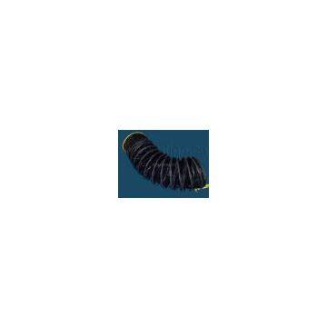 Polyester fabric coated with PVC antistatic ducting