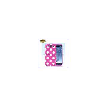 Laudtec Polka Dots TPU Gel Case for Samsung Galaxy S3 I9300 Best Price High Quality