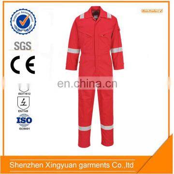 Cheap Cotton 100% cotton flame and fire Retardant Coverall for safety welding coverall