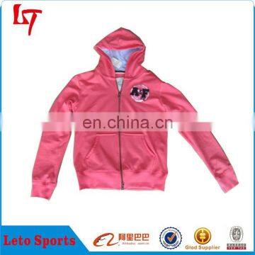 Custom sublimation full print ladies hoody jacket , high quality wholesale cheap sweatshirts manufacturer