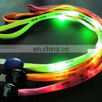 led lights lanyard ,party decor,made in shenzhen china