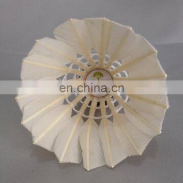 Best Profession Factory 2 Layer Cork Medium Price Nature White Outdoor Goose Badminton Shuttlecock photo-2
