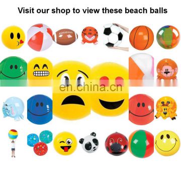 hot sales Inflatable blow up SMILE LOVE HEART EYES EMOJI FACE beach ball PROMOTIONAL gift GC002