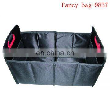 600D polyester Car Organizer Compartment Storage Folding Case Bag Made In Yiwu