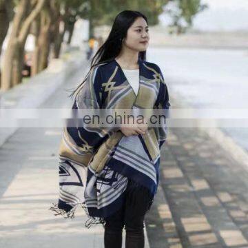 Winter stylish high fashion latest design wide shawl scarf