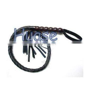 Mahogany Flogger,Leather whip, leather flogger, party whip