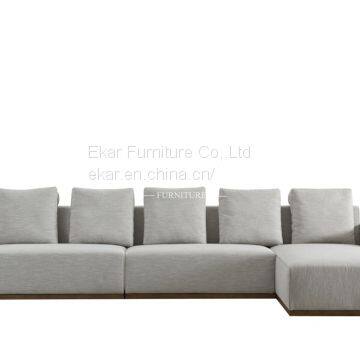 Italy Latest Design Wooden Soft Living Room Furniture Fabric Sofa Sets