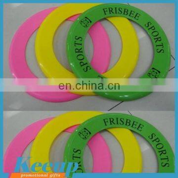 Promo gifts flying ring hollow frisbee,frisbee with hole