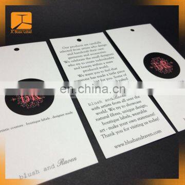 Fashion Special Paper Hang Tag Swing Tickets For Garment photo-5
