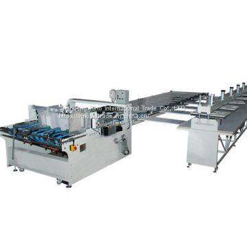 Semi-automatic carton folder gluer machine