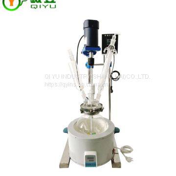 New Lab 2L Chemical Single Layer Glass Reactor photo-2