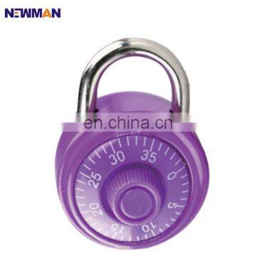 NEWMAN CP8056A Round Steel Password Lock, 50mm Small Combination Padlock photo-2