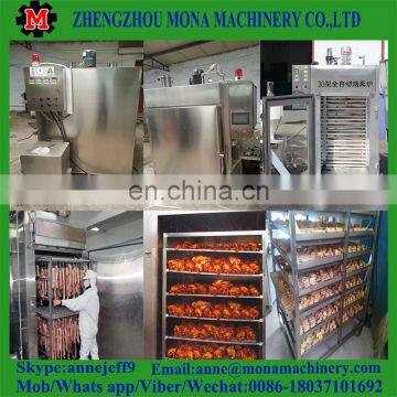 30/50/100/150/250/ 500Type Automatic Hydraulic Gear Sausage Fish Meat Smoked Furnace Curing Oven,Meat Smoking Equipment photo-4