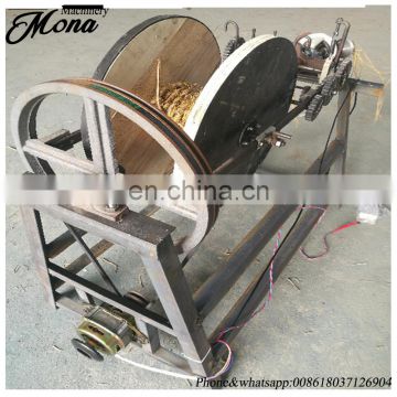 Automatic and manual rice straw rope machine/rope making machine/hay band spinning machine