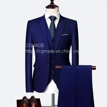 High End Men's Suit Three Piece Panchromatic Business Suit Set Can be Customized photo-2