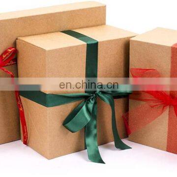 Hallmark 8" Gift Boxes Square Kraft box for Holidays Birthday Crafts eco friendly jewelry box