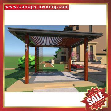 Modern outdoor park garden wood style aluminum alu gazebo pavilion pagoda gloriette canopy awning manufacturer