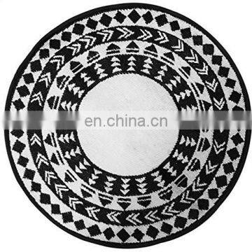 China Manufacture Mat Home Decorative Round Rug Plastic Round Carpet photo-4