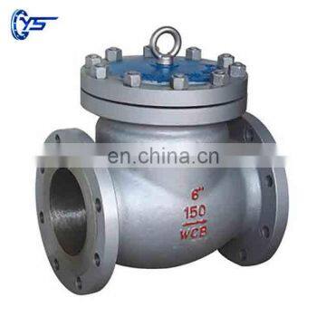 China Factory Oil Filed Cast Steel Bonnet WCB Body One Way Check Valve