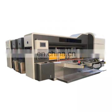 Semi-auto corrugated carton Slotting Die Cutting Machine with printing