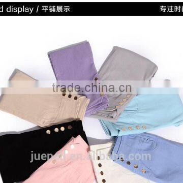 OEM Plus Size 2015 High Waist Fit Slim Women Jeans