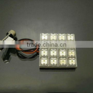 red led dome light