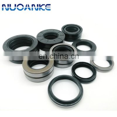 ACM NBR FKM Oil Seal With Double Lips And Spring  Custom Accept Different Type Oil Seal