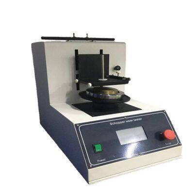 DIN Schopper Abrasion Tester Shoes Material Friction Testing Machine