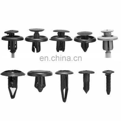 Universal Mixed Car Bumper Leaf Plate Fender Trunk Screw Rivets Set for All Auto Plastic Fastener Clips