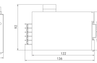 JD194-BS4I3T Din Rail Mounted 3 Phase Current Voltage Power Transducer photo-4