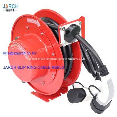 T2 T2 ev cord reel electric car reel wire electric winder steel cable reel