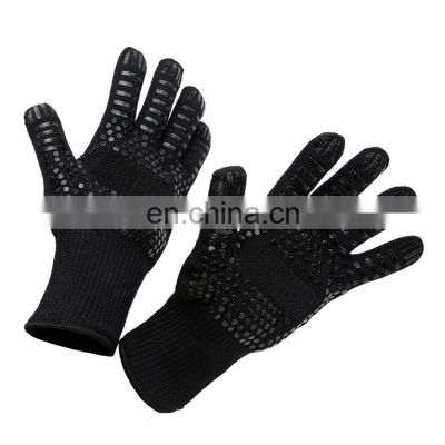 Customized Barbecue Oven Glove Heat Resistant Gloves BBQ Gloves