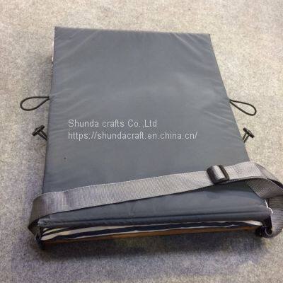 China Folding Sand Proof Beach Lounge Chair Cushion Pad Sand Free Beach Mat With Bag photo-2