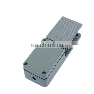 Foot Switch YDT1 -17 Pedal Type Aluminum  Silver Contact Point Electrical Push button Industrial tool 6A 380V