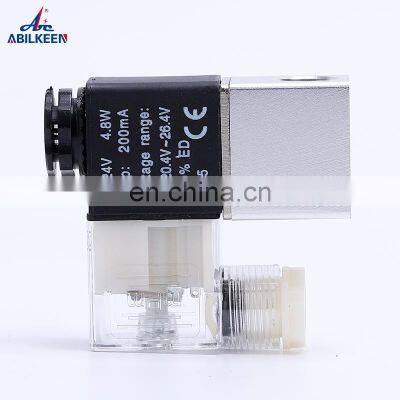 2V025-06 2V025-08 2V Series Electric Control Low Price Two Way Two Position Aluminum Alloy Air Valve Pneumatic