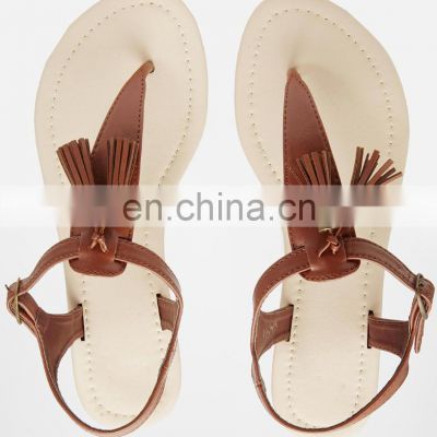 women flat toe post fashion design sandals shoes