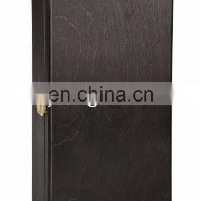 Double Bottle Wooden Luxury Gift Box for Wine Champagne or Whisky ( Black ) photo-3