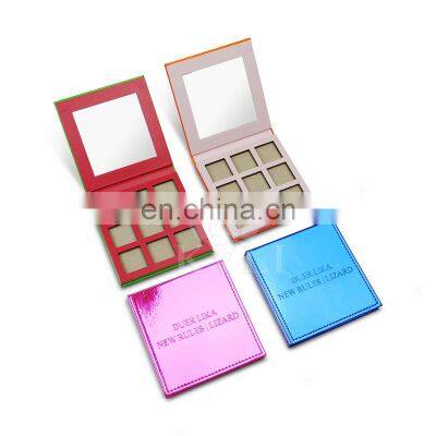 Vegan High Pigment Eye Shadow Palette Low Moq Makeup Set Cosmetics Pan Cardboard Packaging Private Label