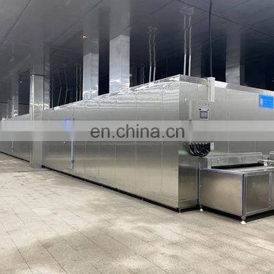 Cnc Potato Chips Peas Food Batch Freezer Fast Freezing Machine Mushroom Meat Fish Shrimp Vegetable Quick Freezing Equipment