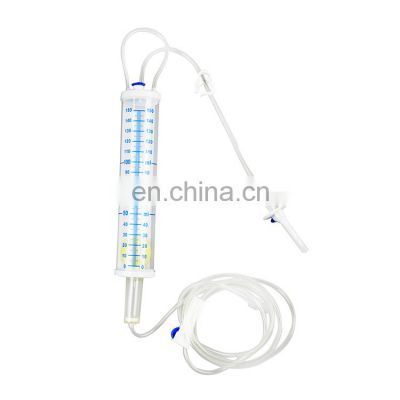 Disposable Portable Infusion Set Device burette 100 ml infusion set