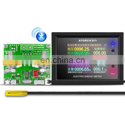 DT24 Digital Display DC Power Meter Voltmeter Ammeter Battery Capacity Tester with Blue-tooth +100A Shunt