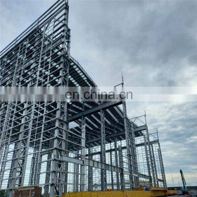 insulated easy build fabrication service steel construction materials structure warehouse