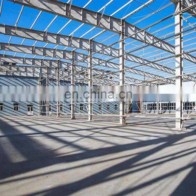 prefabricated wide span steel structure building aircraft hangar