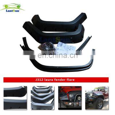 Black ABS Car Fender Flare Exterior Accessories for Jeep Fender Flare photo-2