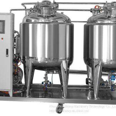 Stainless steel CIP cleaning system