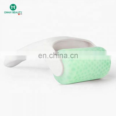 Hottest ice roller plastic  ice pellets shrinkage pore fade wrinkles face massage roller for face treatment