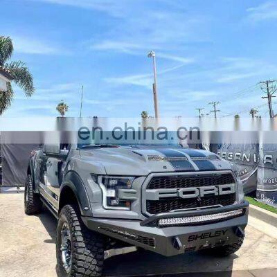 Runde Iron Material New Style Engine Bonnet Hood Suitable For 2015-2020 Ford Raptor F150 Pickup Hood