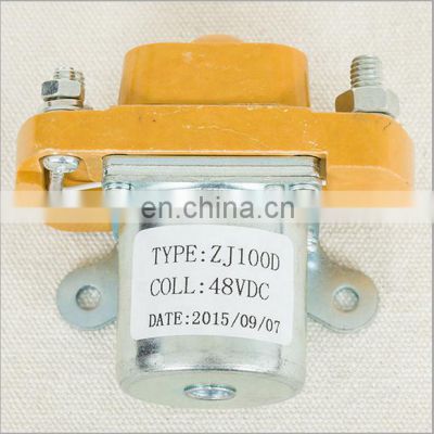 100A 12V 24V 36V Power Contactor Single Pole